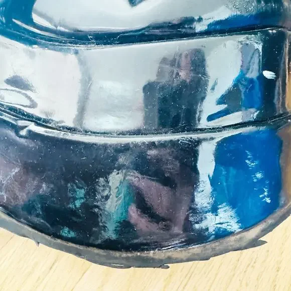 Demonia Black Platform Boots Patent Leather Buckle Women’s Size 7 US BEAR 104 - Picture 6 of 10